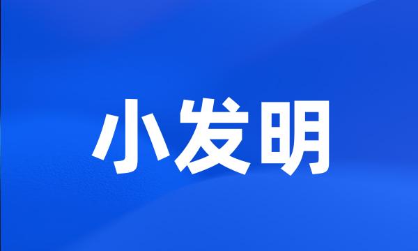 小发明