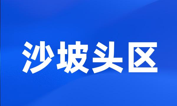 沙坡头区