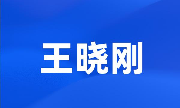 王晓刚