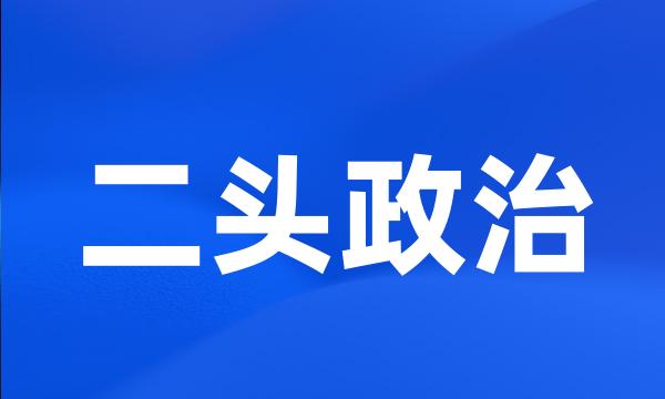 二头政治