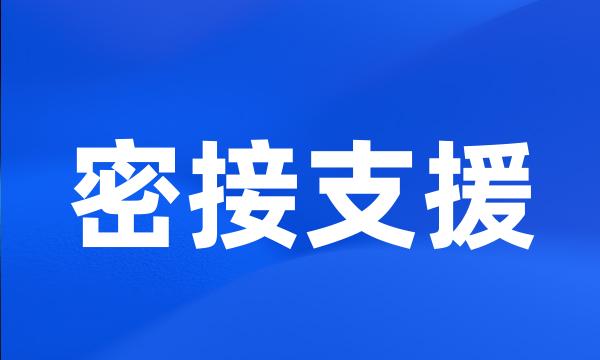 密接支援