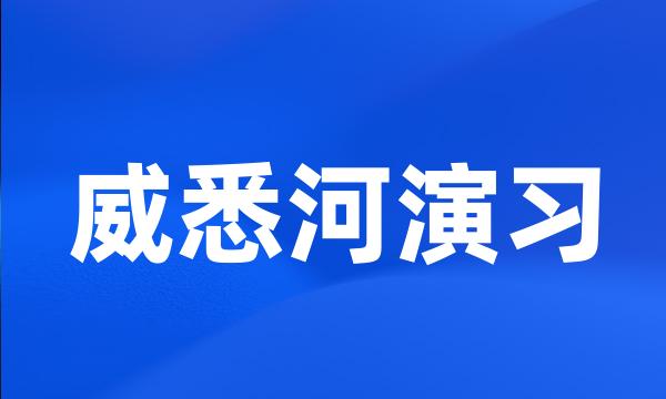 威悉河演习