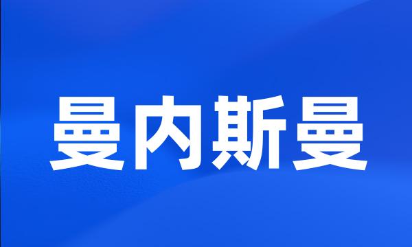 曼内斯曼