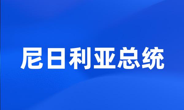 尼日利亚总统