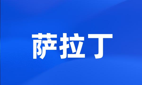 萨拉丁