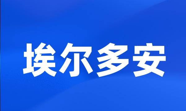 埃尔多安