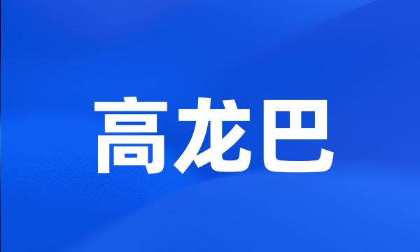 高龙巴