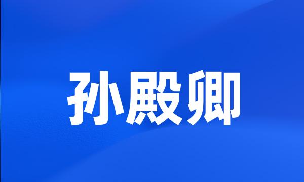 孙殿卿