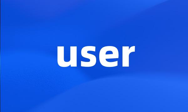 user