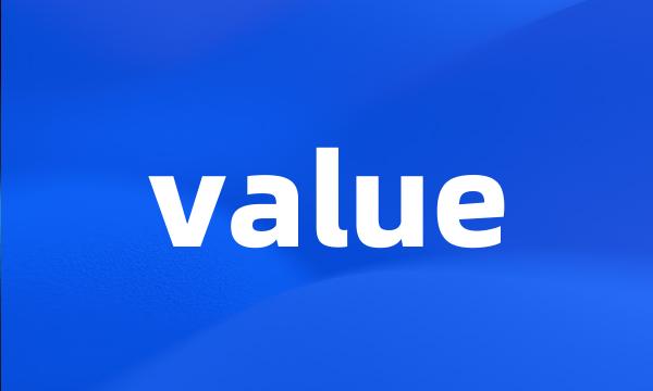 value