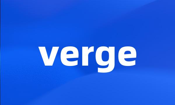 verge