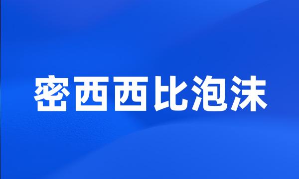 密西西比泡沫