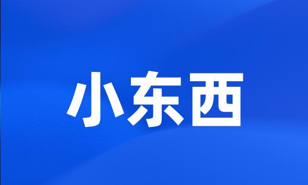 小东西