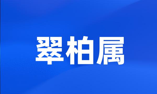 翠柏属