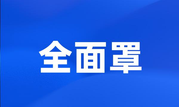 全面罩