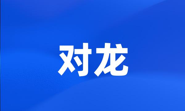 对龙