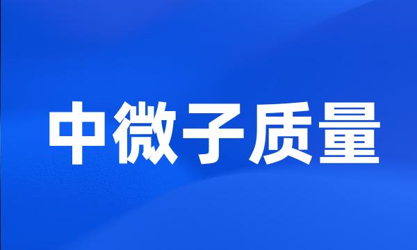 中微子质量