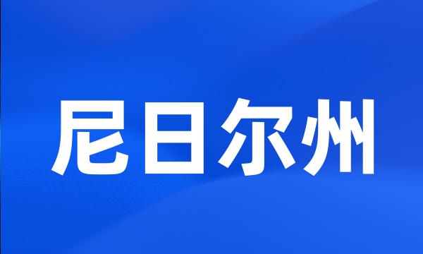 尼日尔州