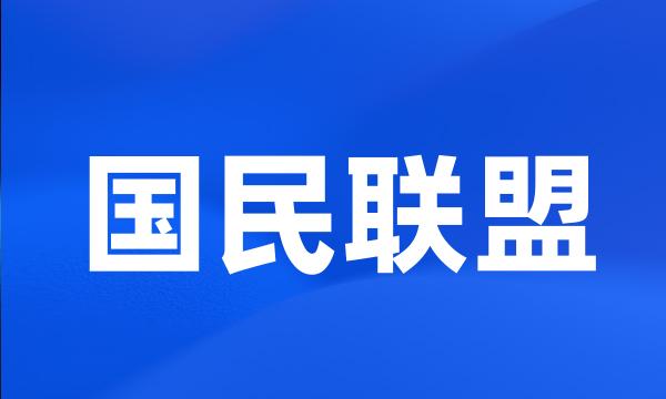 国民联盟