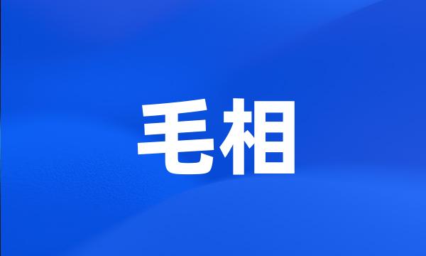 毛相