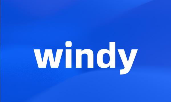 windy