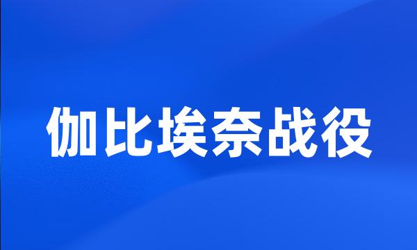 伽比埃奈战役