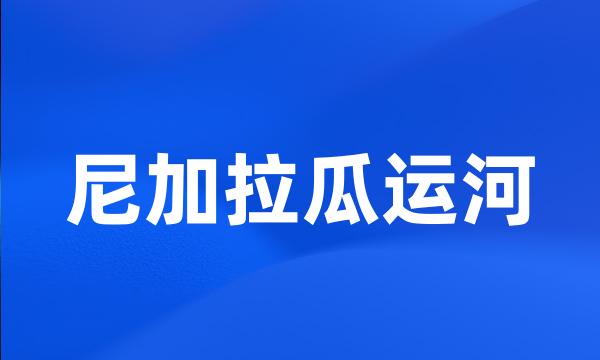 尼加拉瓜运河