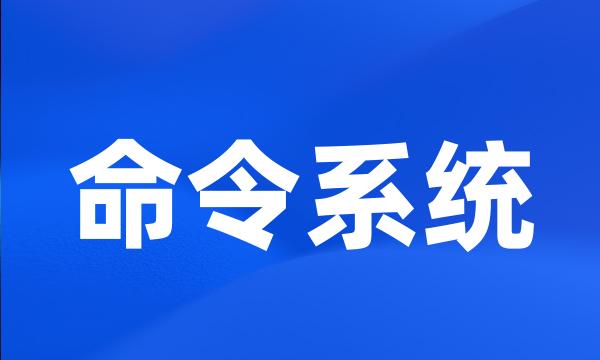 命令系统