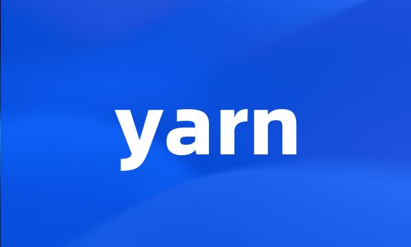 yarn