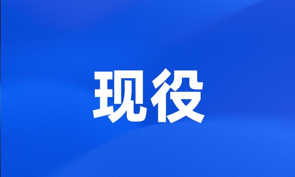 现役