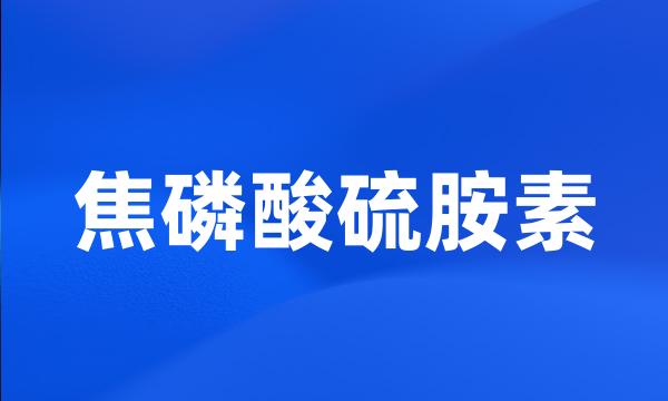 焦磷酸硫胺素