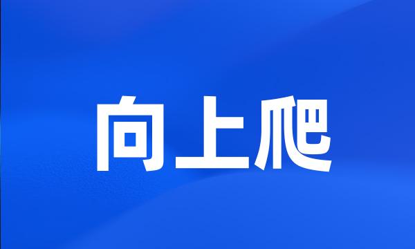 向上爬