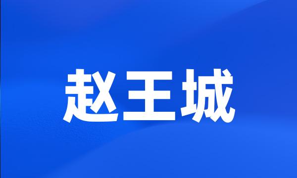 赵王城