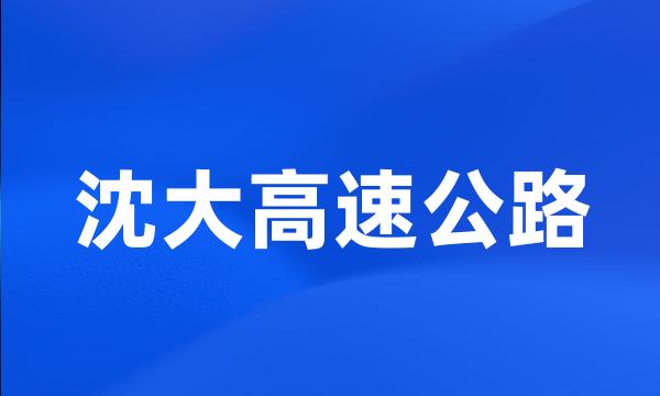 沈大高速公路