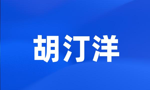 胡汀洋