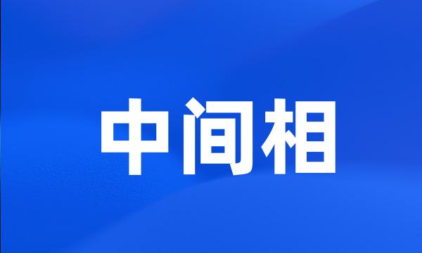 中间相