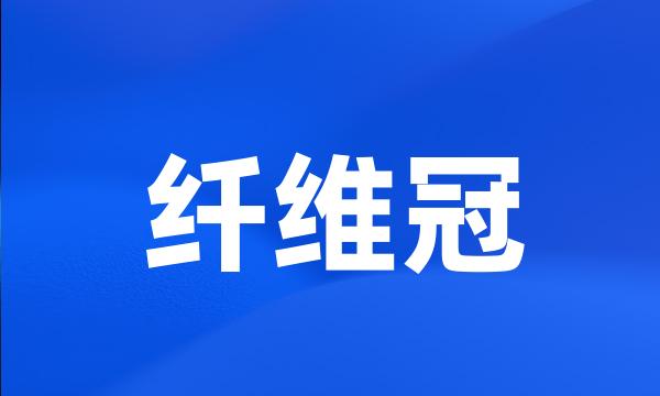 纤维冠