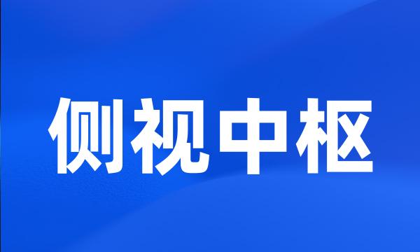 侧视中枢