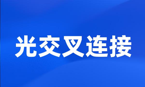 光交叉连接