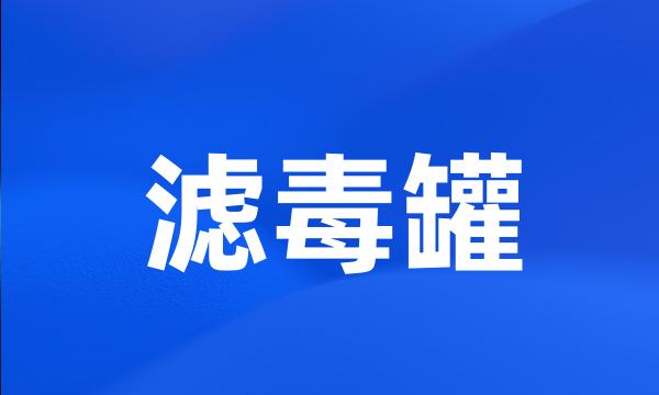 滤毒罐