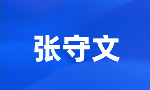 张守文