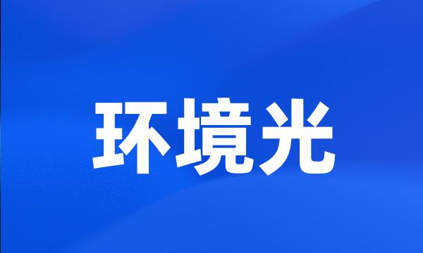 环境光