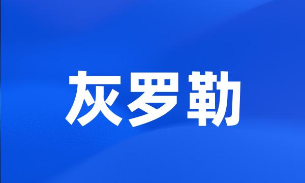 灰罗勒