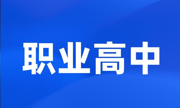 职业高中