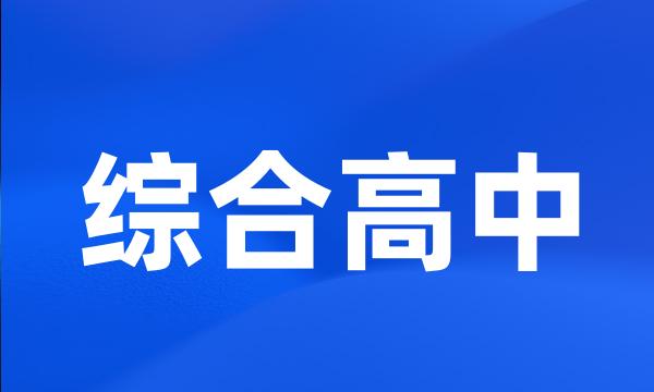 综合高中