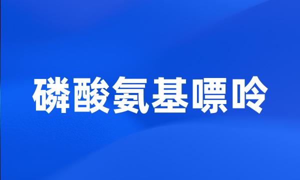 磷酸氨基嘌呤