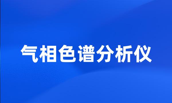 气相色谱分析仪