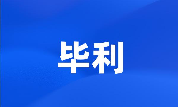 毕利