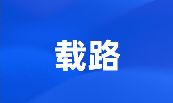 载路