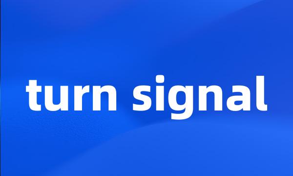 turn signal